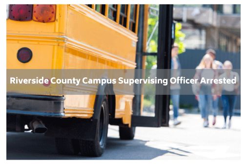 Richard Feliciano Romero Riverside County Campus Supervising Officer Arrested